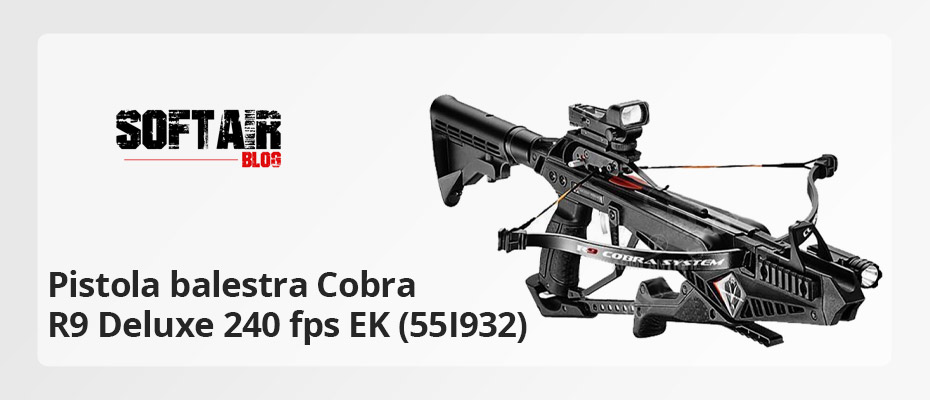 La pistola balestra Cobra R9 Deluxe 240 fps EK (55I932) - Blog Softair